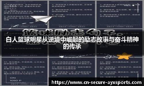 白人篮球明星从逆境中崛起的励志故事与奋斗精神的传承